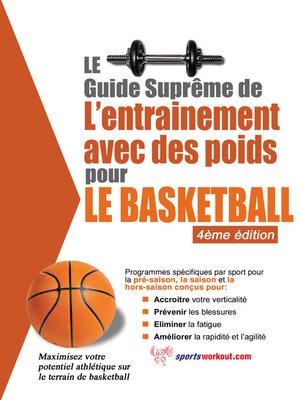 cover image of Le guide suprême de l'entrainement avec des poids pour le basketball